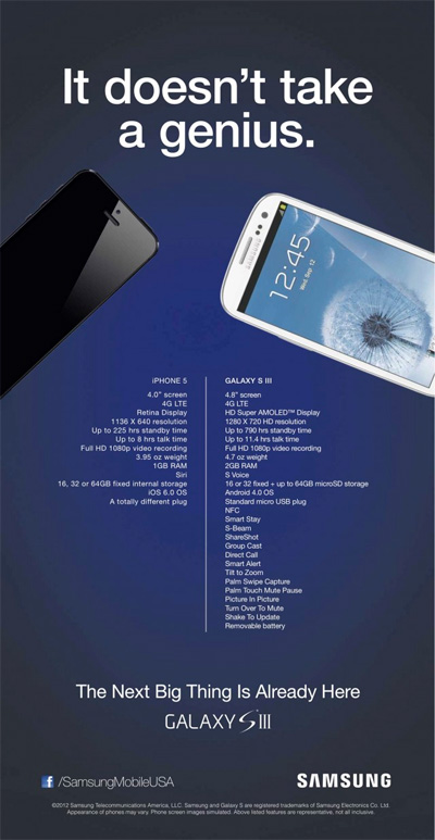 Samsung       Apple  iPhone 5